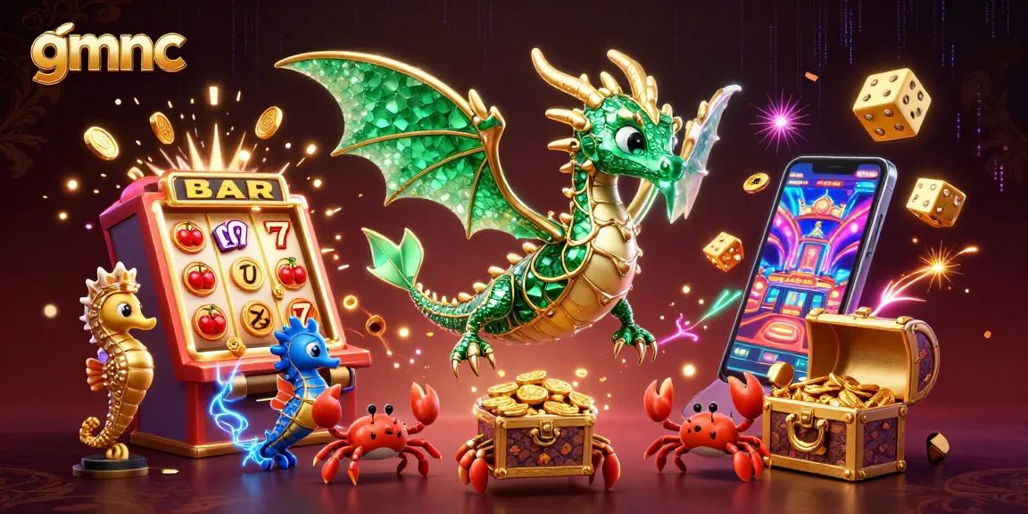 gmnc reviews and insights on casino risks and rewards with vibrant characters in a dynamic scene