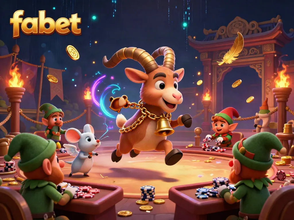 Experience thrilling gameplay at fabet's unique casino, where whimsical characters engage in spirited antics.