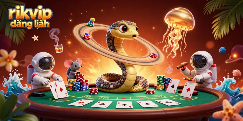 Spin to win with rikvip đăng nhập as tiny astronaut mice bet on cosmic roulette!